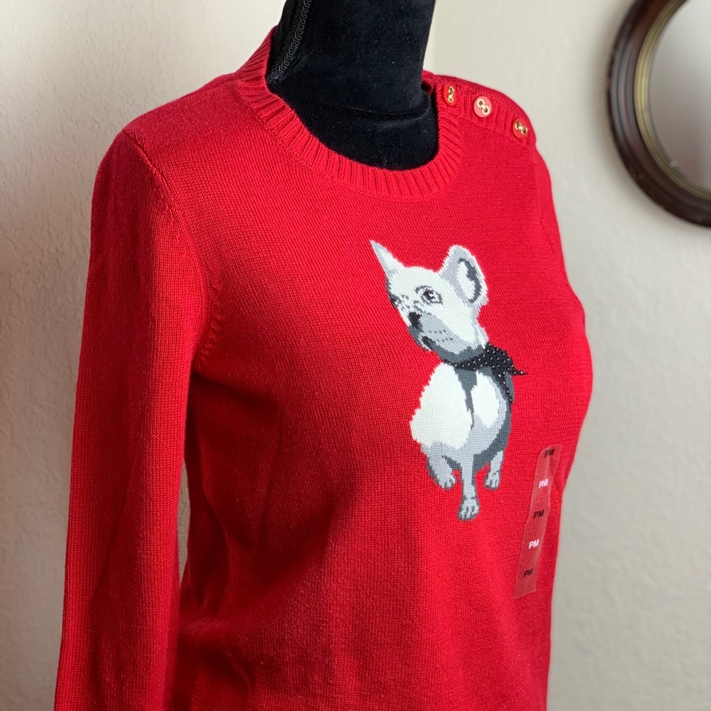 Charter club petite Red Sweater